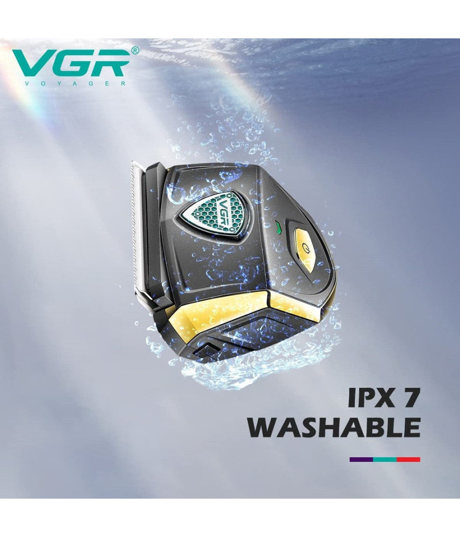 Tagliacapelli Professionale Ricaricabile Senza Fili Regolabarba Uomo Rasoio V-910         