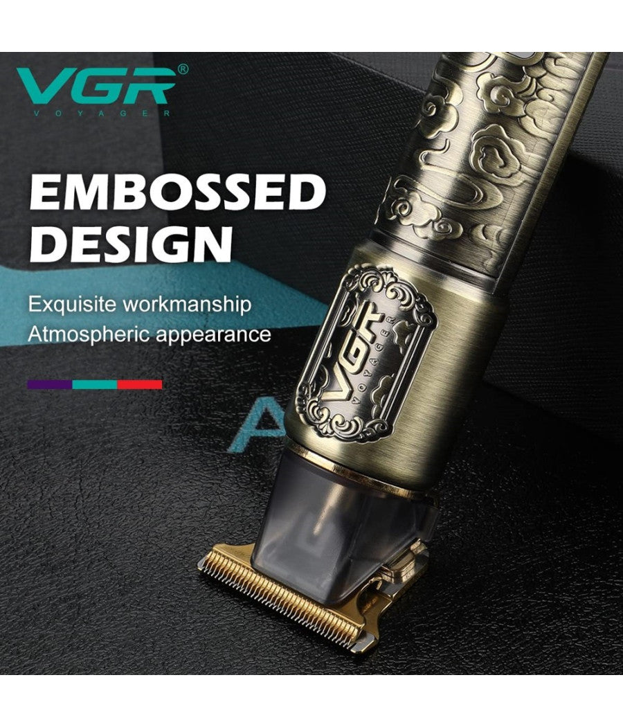 Tagliacapelli Professionale Ricaricabile Senza Fili Regolabarba Usb Rasoio V-073         