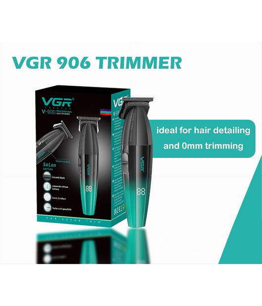 Tagliacapelli Professionale Rifinitore Cordless Lama A T Dlc Ricarica Usb V-906         