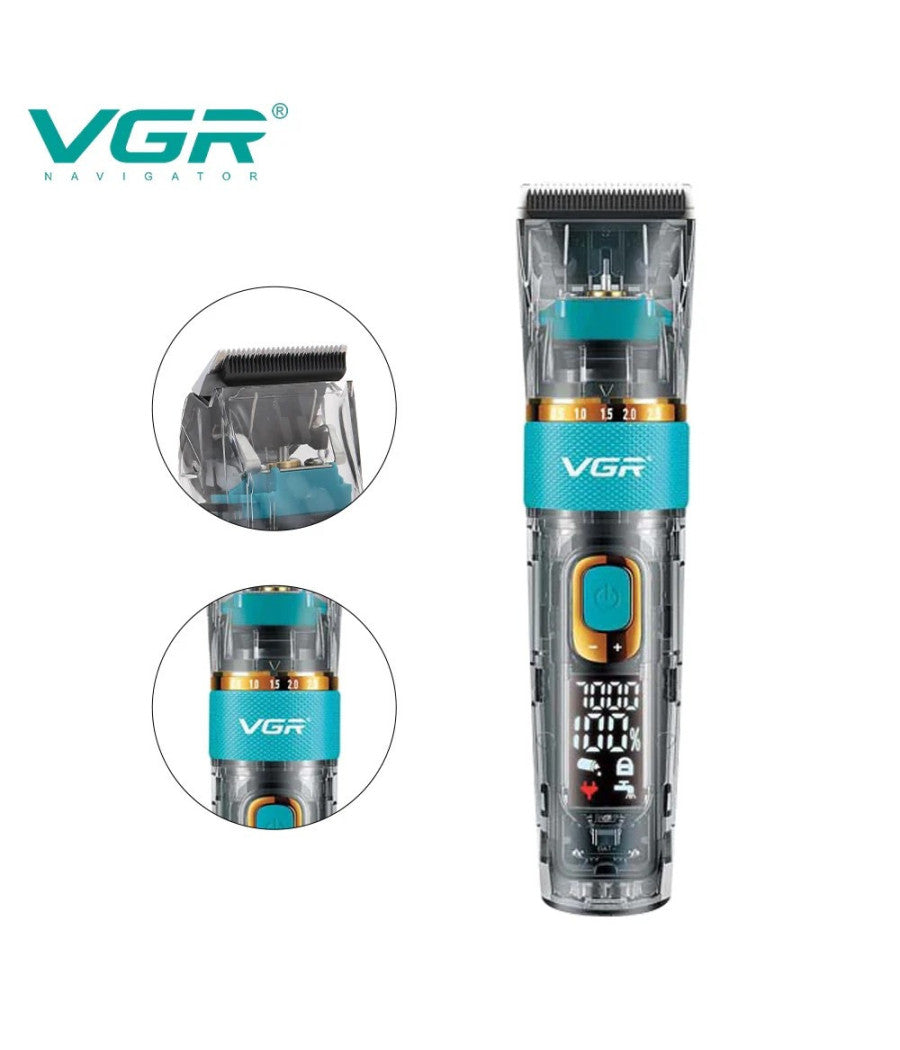 Tagliacapelli Professionale Rotella Zoom Ipx7 Impermeabile 3 Velocità  Vgr V-695         