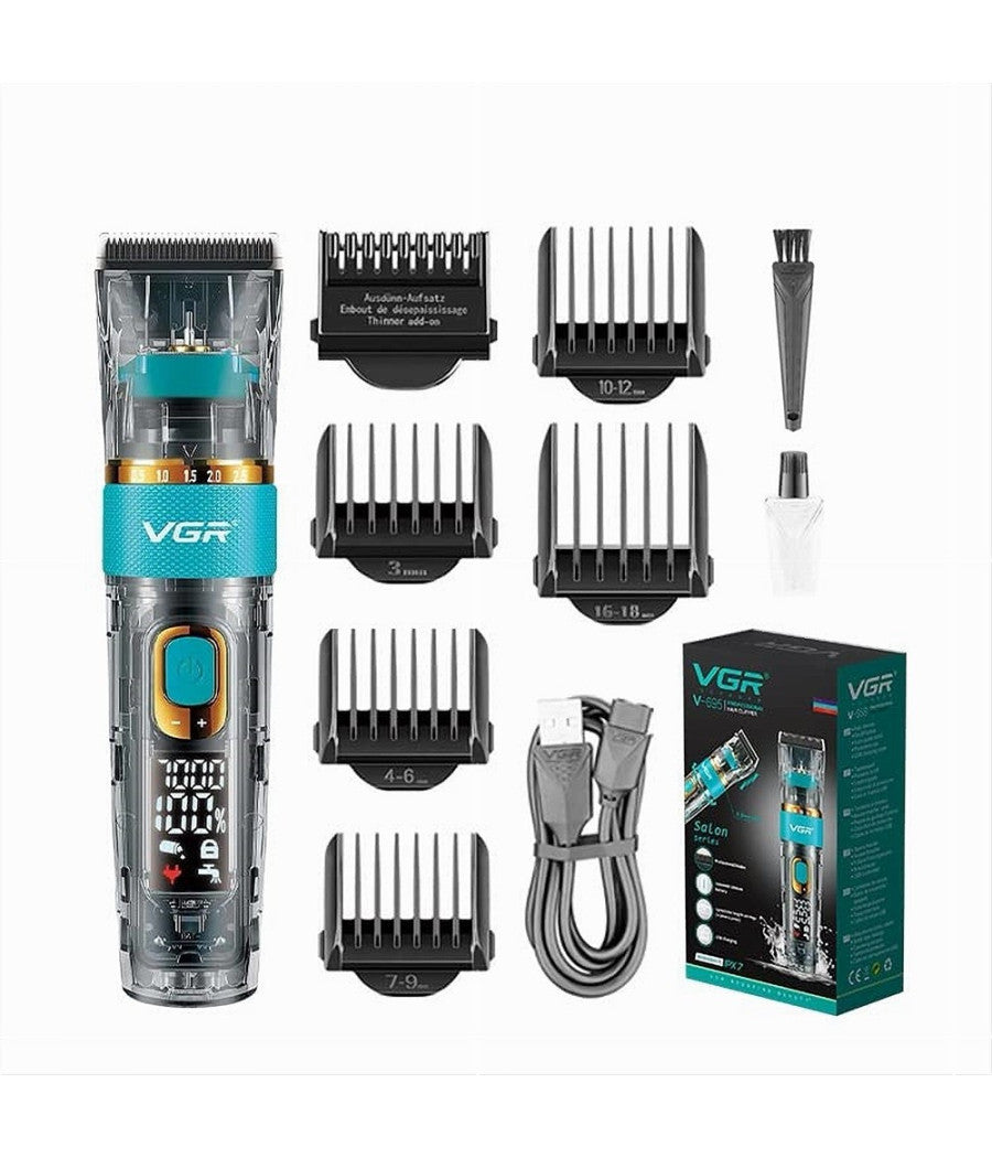 Tagliacapelli Professionale Rotella Zoom Ipx7 Impermeabile 3 Velocità  Vgr V-695         