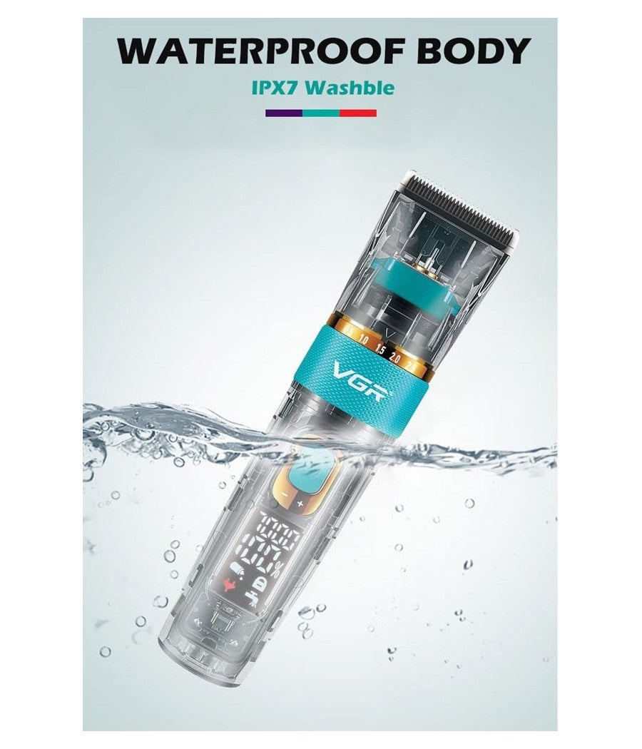 Tagliacapelli Professionale Rotella Zoom Ipx7 Impermeabile 3 Velocità  Vgr V-695         