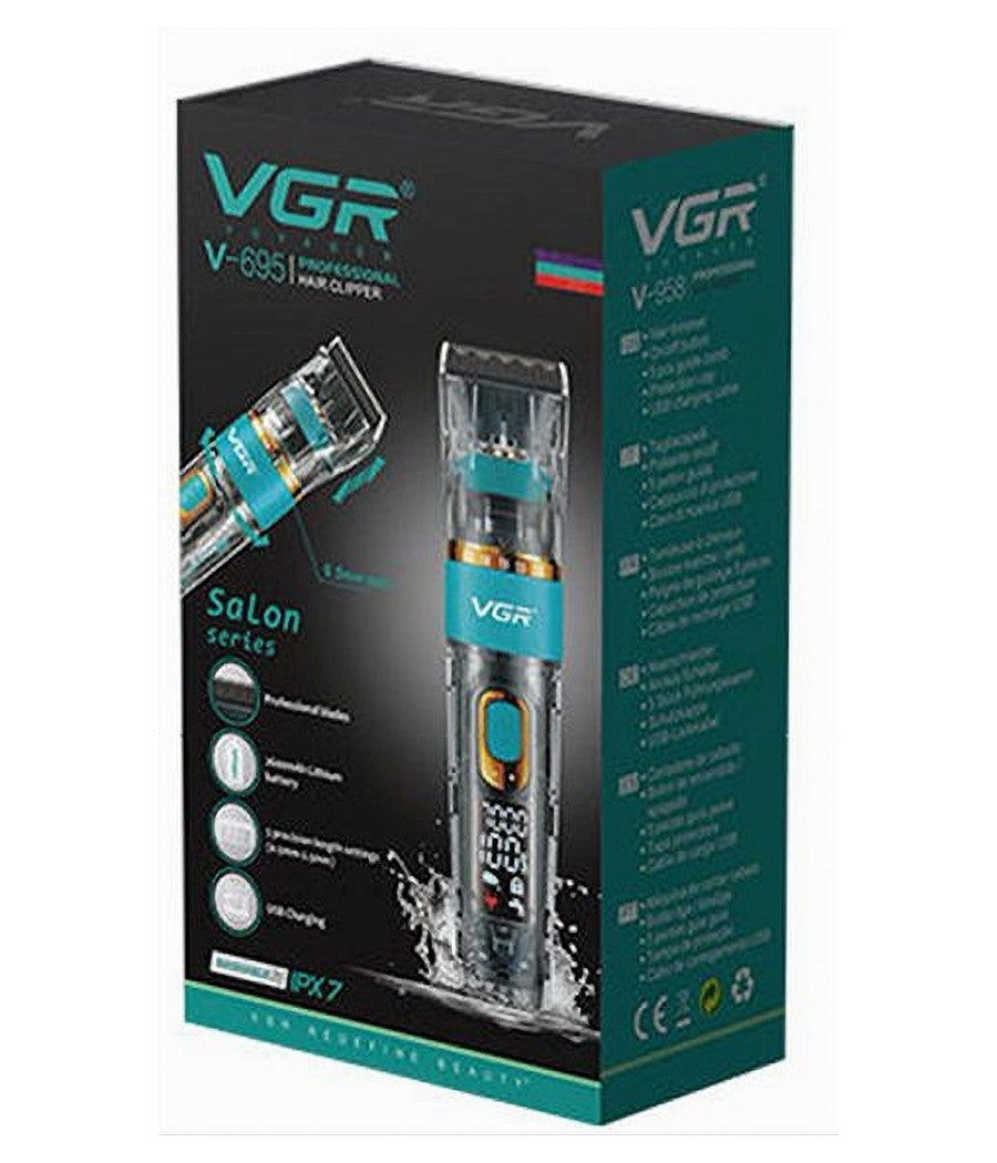 Tagliacapelli Professionale Rotella Zoom Ipx7 Impermeabile 3 Velocità  Vgr V-695         