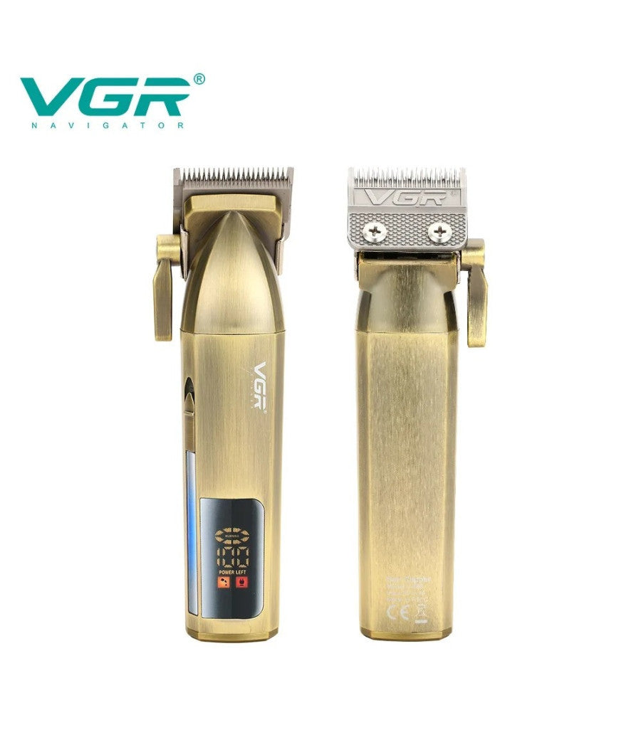 Tagliacapelli Professionale Senza Fili Display Led A Batteria Ricaricabile V-688         