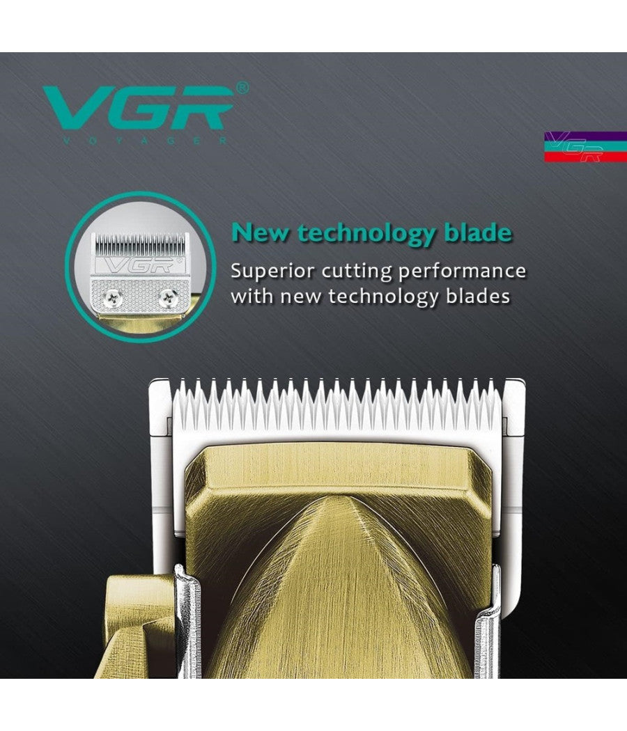 Tagliacapelli Professionale Senza Fili Display Led A Batteria Ricaricabile V-688         