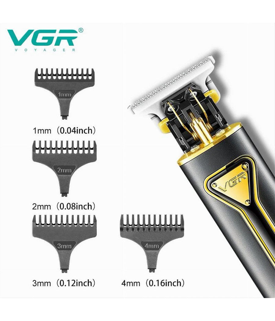 Tagliacapelli Professionale Senza Fili Lama A T Uomo A Batteria Rasoio Vgr V-009         