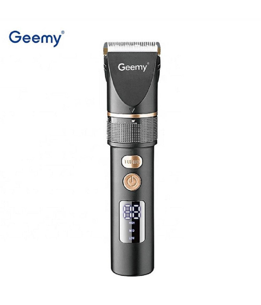 Tagliacapelli Professionale Trimmer A Batteria Ricaricabile Display Lcd Gm-6609         