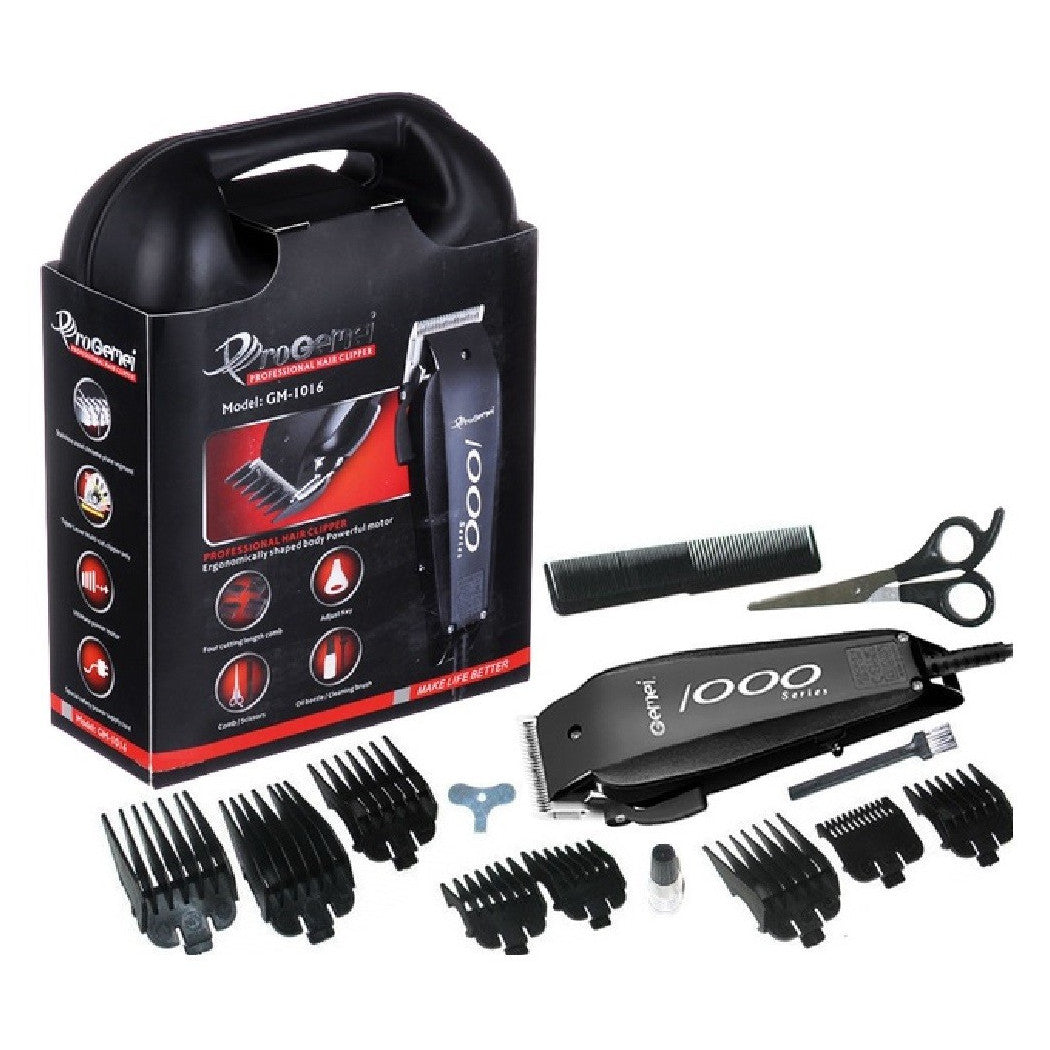 Trade Shop - Tagliacapelli Professionale Uomo Cura Dei Capelli Barba Pettini Con Filo Gm-1016 -
