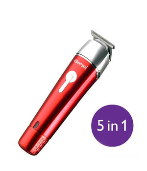 Tagliacapelli Rasoio Barba Taglia Capelli Peli Naso Ricaricabile 5 In 1 Gm-571         