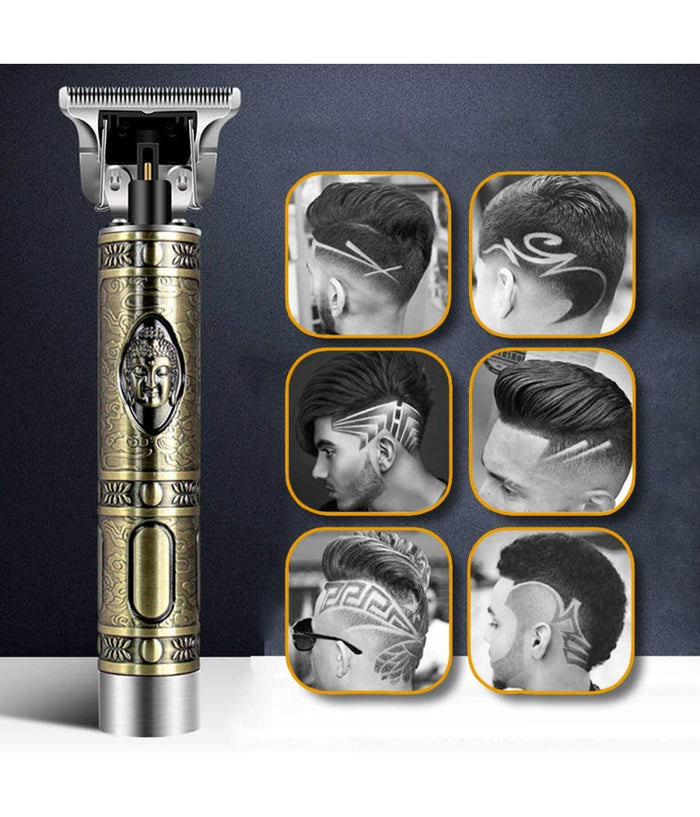 Tagliacapelli Rasoio Elettrico Professionale Ricaricabile Retrò Vintage Budda         