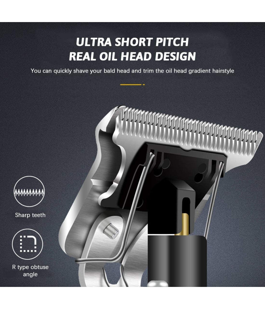 Tagliacapelli Rasoio Elettrico Professionale Ricaricabile Retrò Vintage Budda         