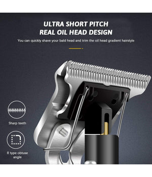 Tagliacapelli Rasoio Elettrico Professionale Ricaricabile Retrò Vintage Budda         