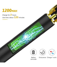 Tagliacapelli Rasoio Elettrico Professionale Usb Ricaricabile Retrò Vintage Nero         