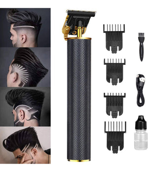 Tagliacapelli Rasoio Elettrico Professionale Usb Ricaricabile Retrò Vintage Nero         