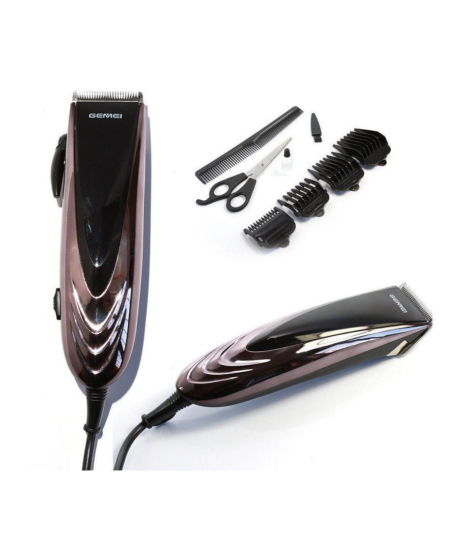 Tagliacapelli Rasoio Elettrico Regola Barba Baffi Basette Lama Inox Gm-813         