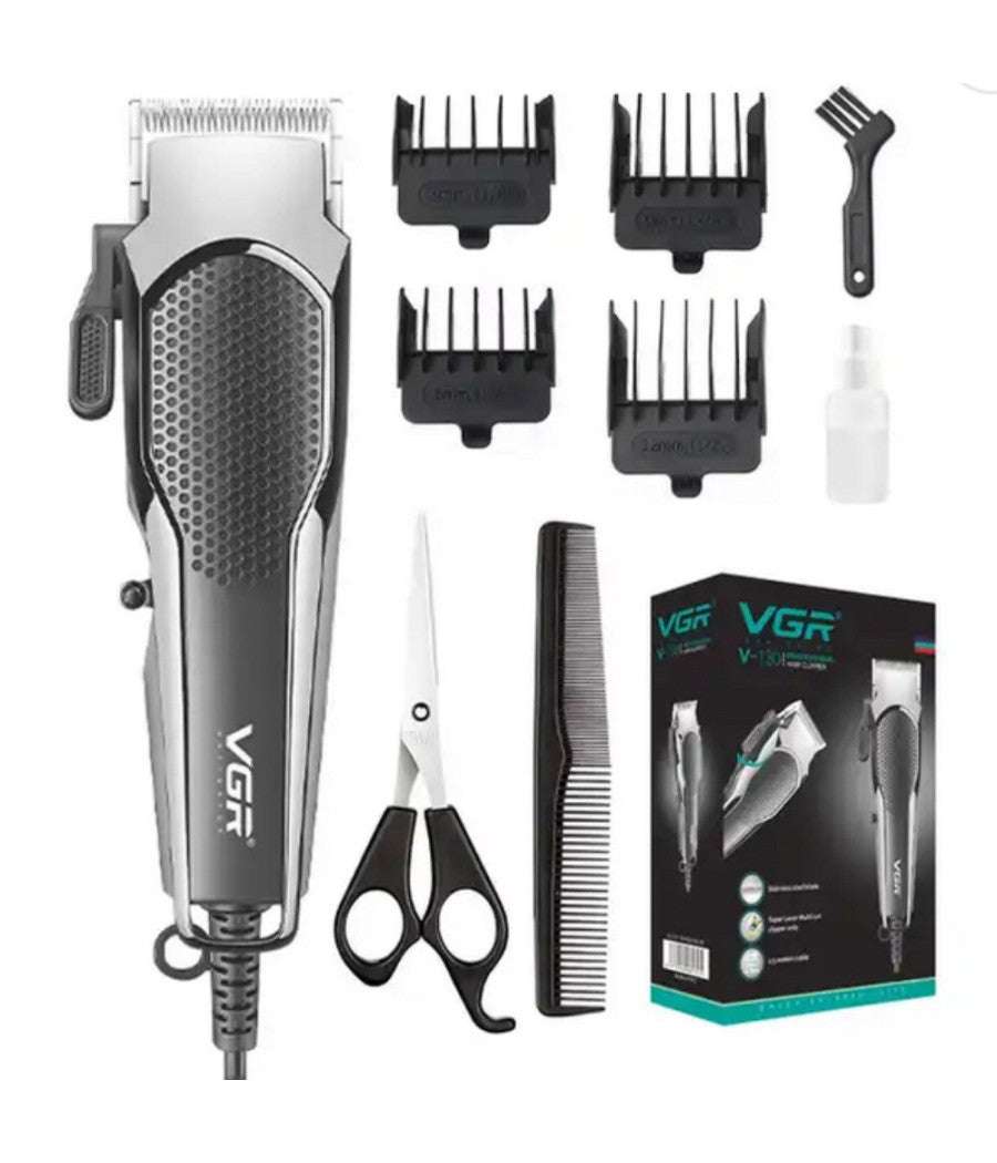 Tagliacapelli Regola Barba Rasoio Con Filo Elettrico Professionale Trimmer V-130         