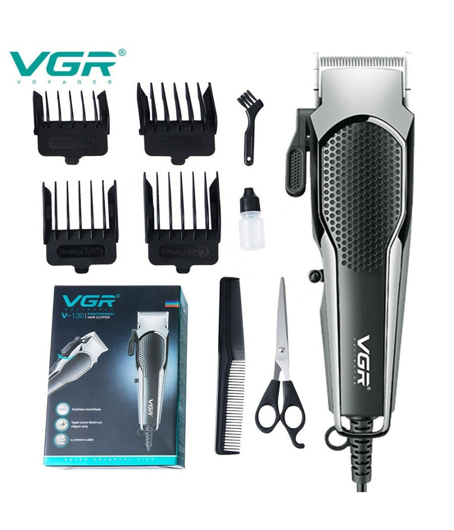 Tagliacapelli Regola Barba Rasoio Con Filo Elettrico Professionale Trimmer V-130         