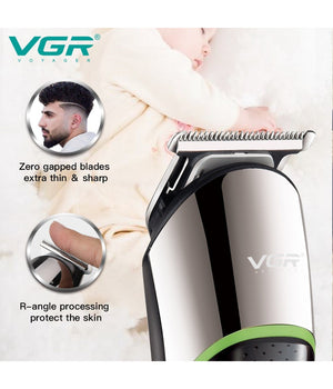 Tagliacapelli Regolabarba Portatile A Batteria Ricaricabile Usb Senza Fili V-191         