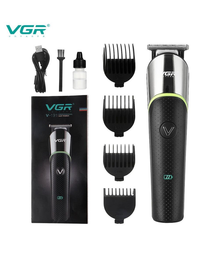 Tagliacapelli Regolabarba Portatile A Batteria Ricaricabile Usb Senza Fili V-191         