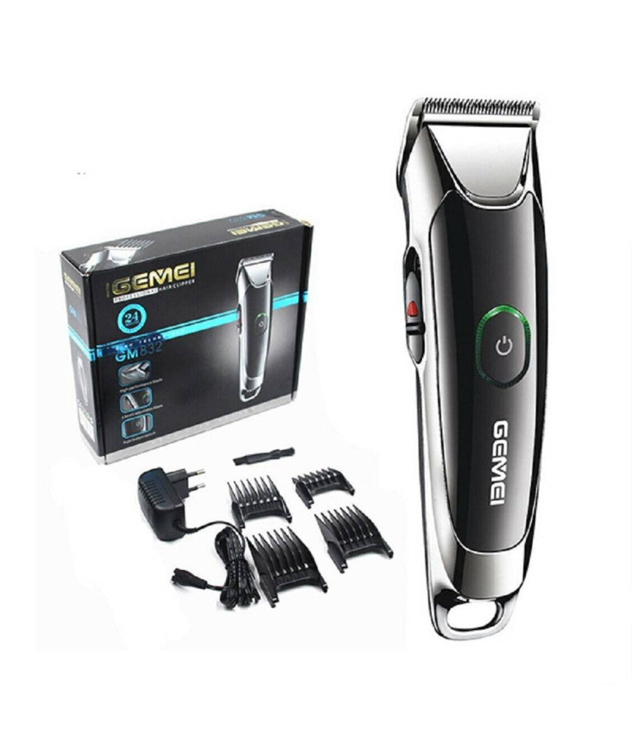 Tagliacapelli Regolabarba Professionale Capelli Barba Ricaricabile Gm-832         