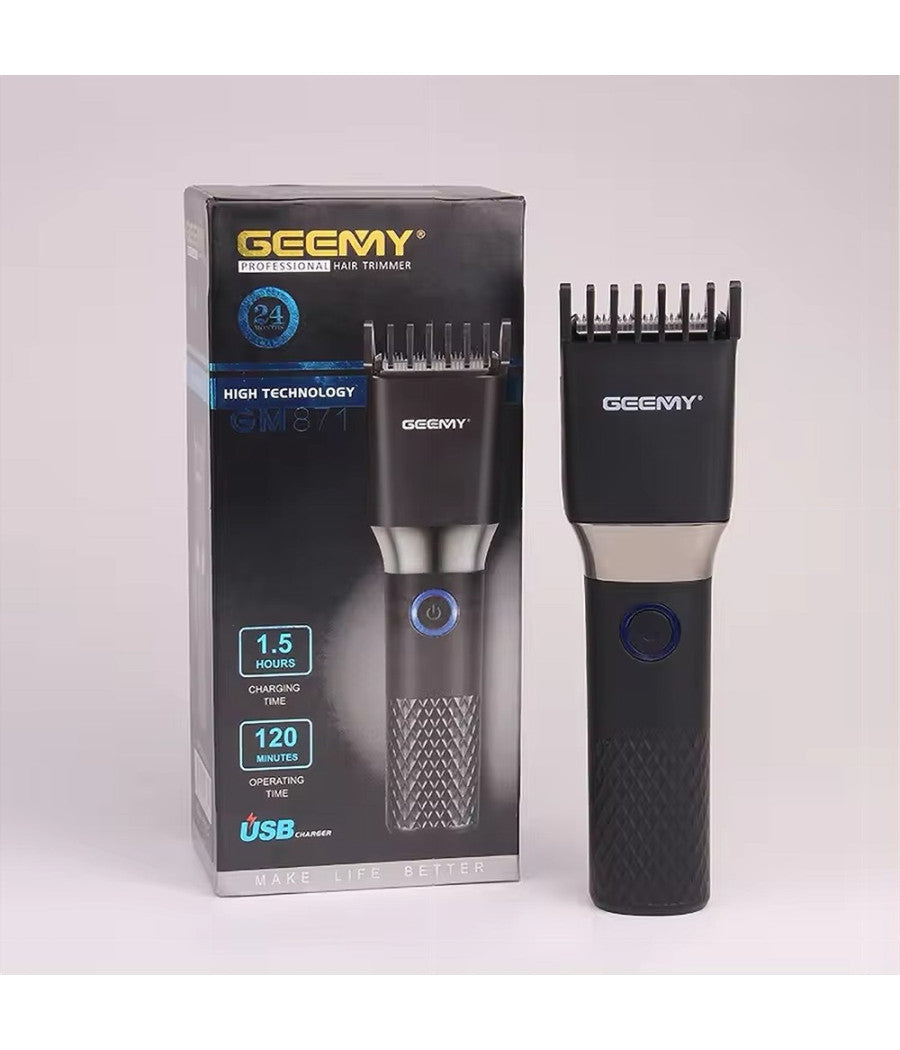 Tagliacapelli Ricaricabile Professionale In Metallo Elettrico Senza Fili Gm-871         