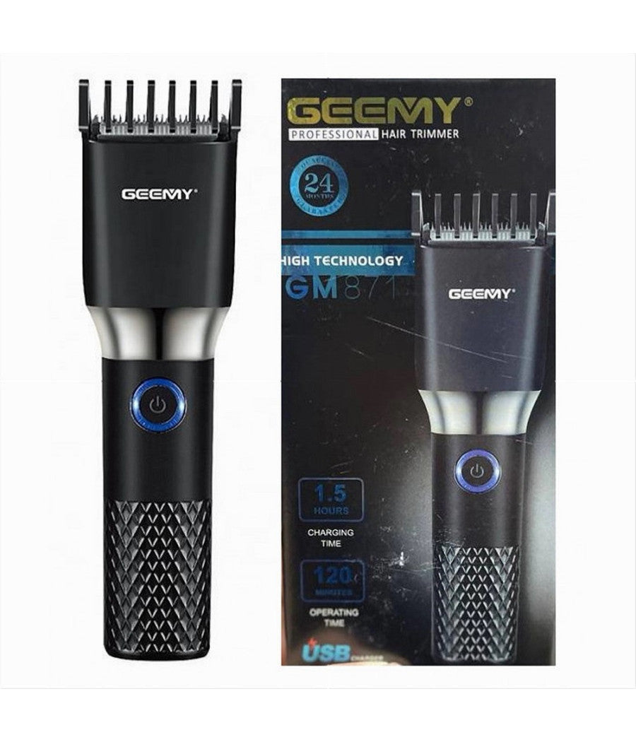 Tagliacapelli Ricaricabile Professionale In Metallo Elettrico Senza Fili Gm-871         