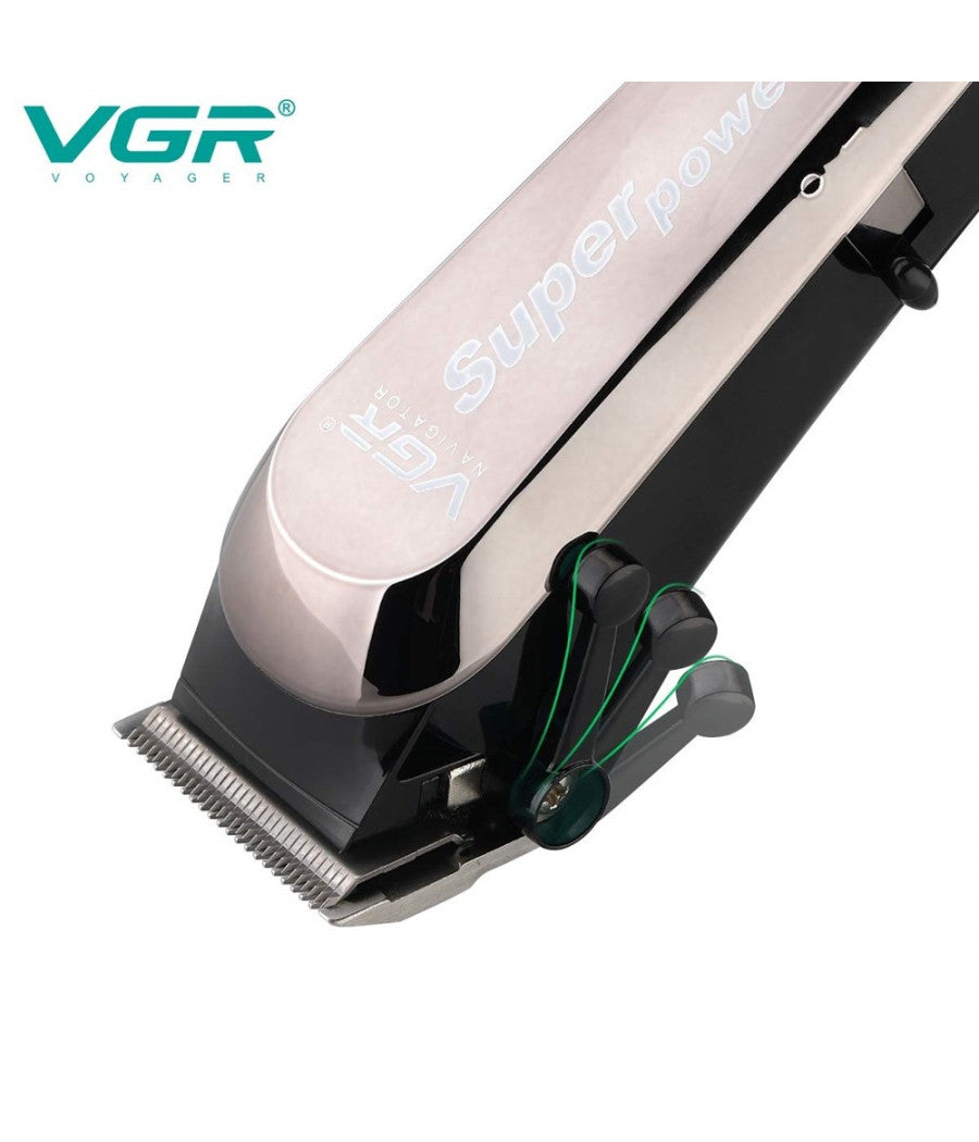 Tagliacapelli Senza Fili Regolabarba Uomo Batteria Ricaricabile Rasoio Vgr V-060         