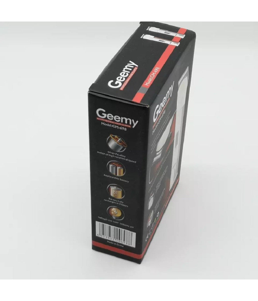 Tagliacapelli Tagliabarba Professionale Elettrico A Batteria Ricaricabile Gm-698         