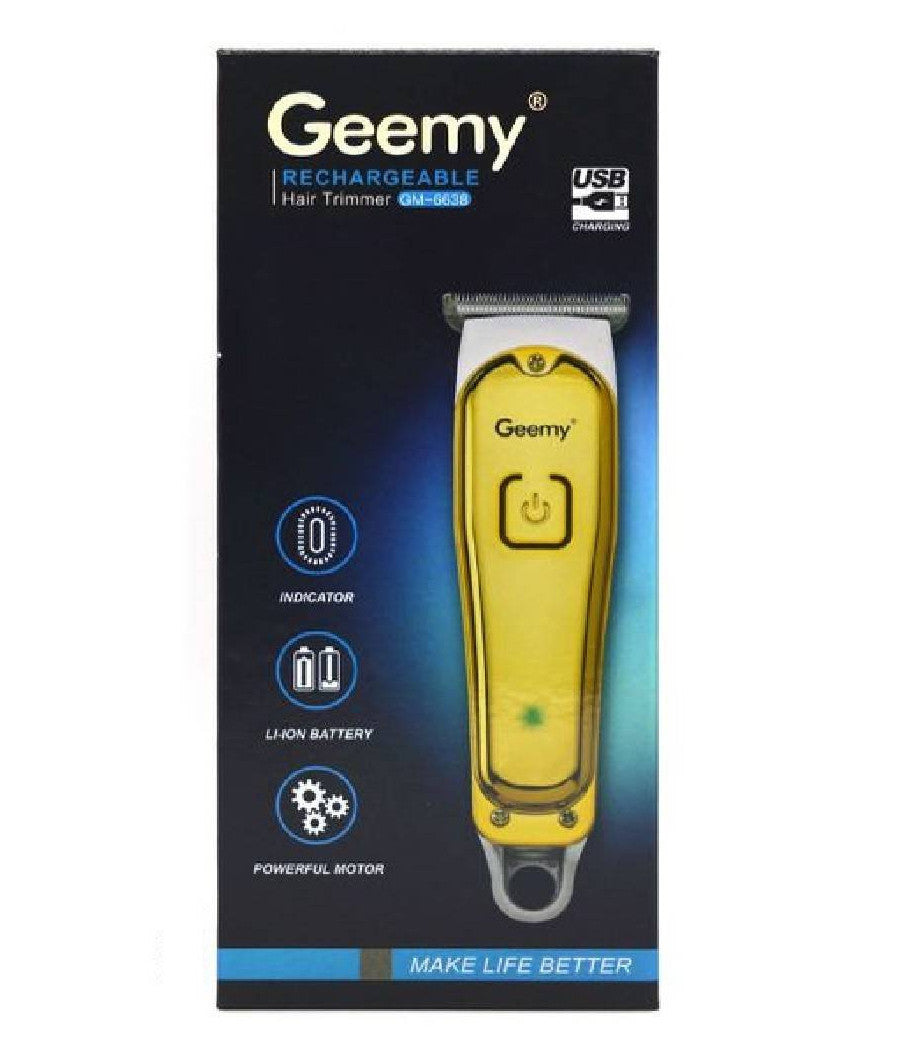 Tagliacapelli Trimmer Tagliabarba Professionale Ricaricabile A Batteria Gm-6638         