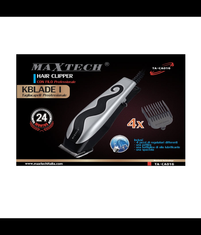 Tagliacapelli Uomo Per Barba Capelli Basette Regolabile Professionale Maxtech Ta-ca016         