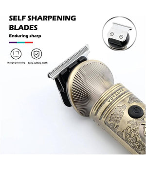Tagliacapelli Uomo Professionale Senza Filo Ricaricabile A Batteria 0 Mm Vgr 962         