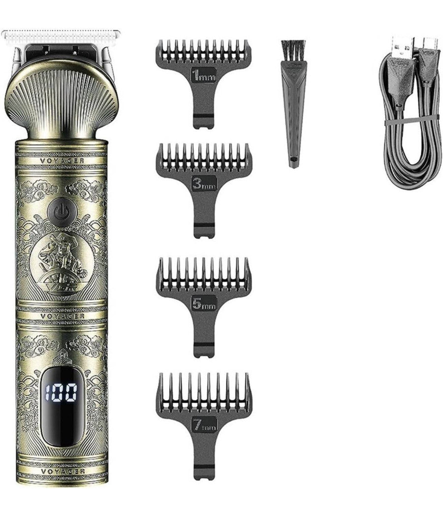 Tagliacapelli Uomo Professionale Senza Filo Ricaricabile A Batteria 0 Mm Vgr 962         