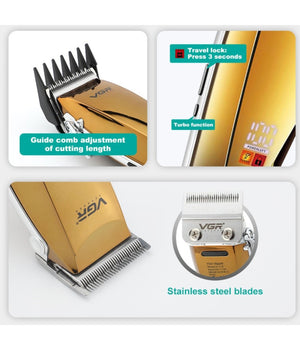 Tagliacapelli V-115 Display Digitale Professionale A Batteria Ipx4 Ricarica Usb         