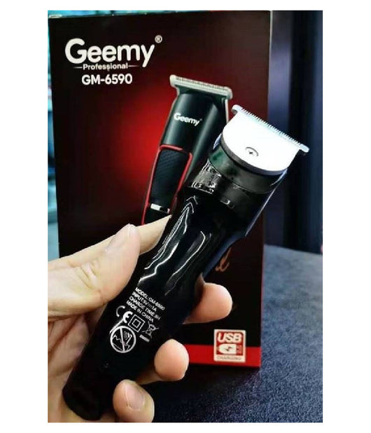 Tagliacapelli Elettrico Ricaricabile Cordless Trimmer Professional Barba Gm-6590         