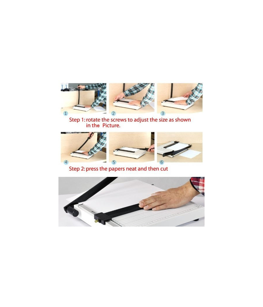 Tagliacarte Professionale Da Ufficio Formato A4 Per Carta E Fotografie Lama         