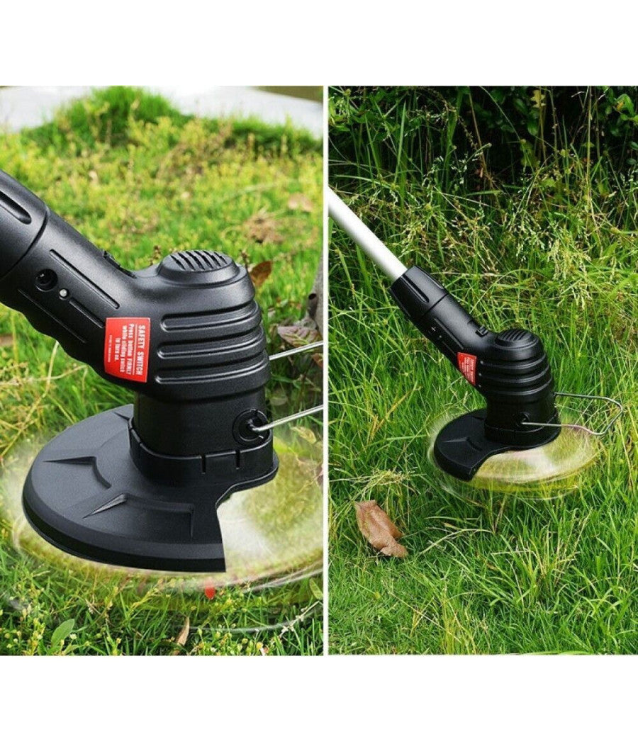 Tagliaerba Tosaerba Elettrico Portatile Ricaricabile Telescopico Erba Prato 0826         