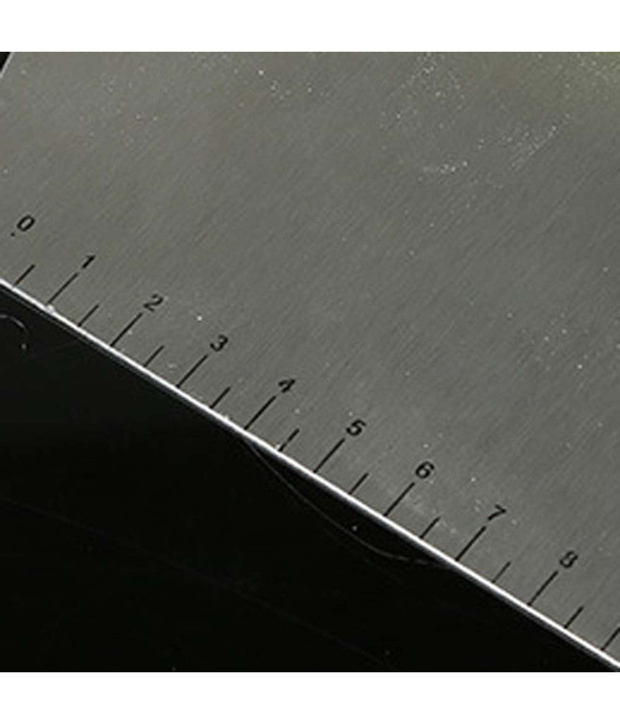 Tagliapasta Pizza Multifunzione Spatola Rotondo In Acciaio Inox Con Righello         