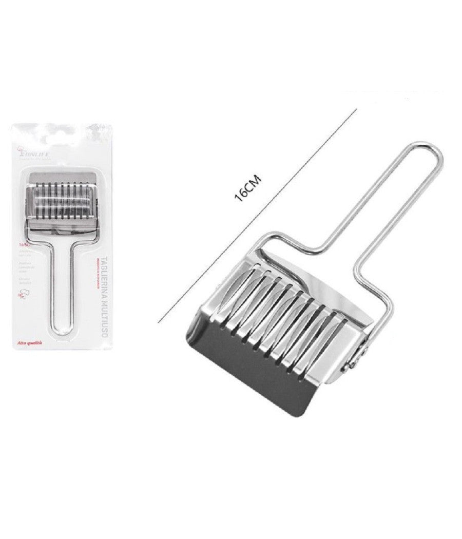 Tagliapasta Taglierina Multiuso In Acciaio Inox Rullo Utensile Cucina 16cm 50458         