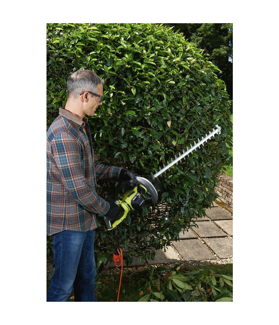 Tagliasiepi Elettrico Ryobi Rht5555rs 550w Lama 55cm Taglio 26mm Rotante         