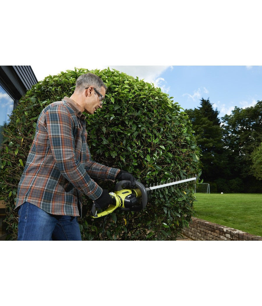 Tagliasiepi Elettrico Ryobi Rht5555rs 550w Lama 55cm Taglio 26mm Rotante         