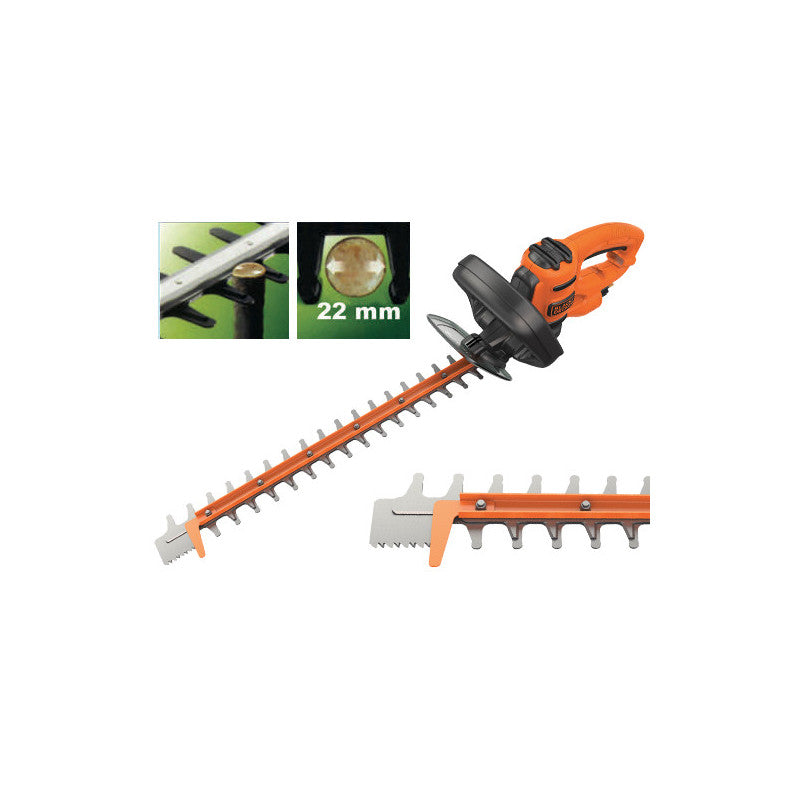 Tagliasiepi elettrico 500 W lama 50 cm + sawblade 35 mm – medio – Black & Decker