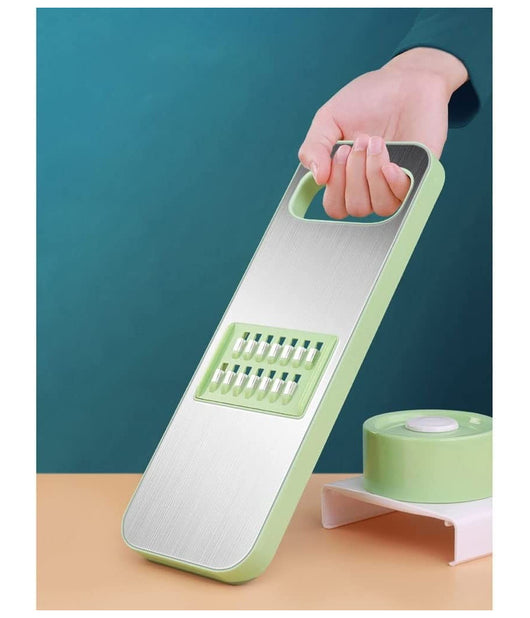 Tagliaverdure Tritatutto Multi Testa Q-kc13 Mandolino Multifunzionale 4 Lame         