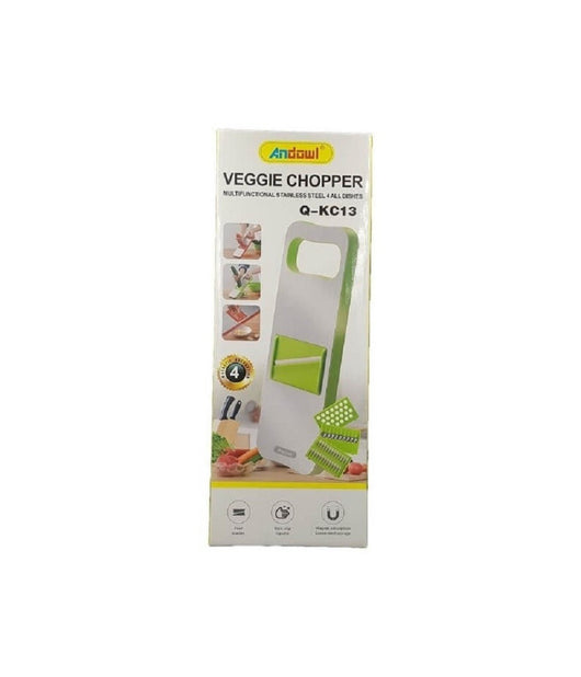 Tagliaverdure Tritatutto Multi Testa Q-kc13 Mandolino Multifunzionale 4 Lame         