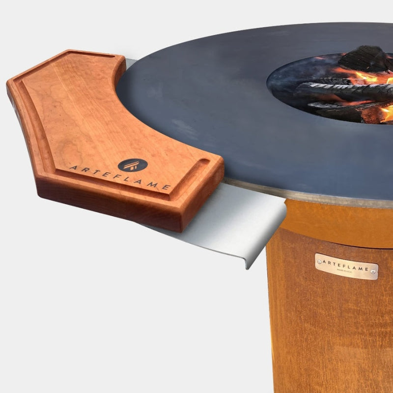 Tagliere in Legno di Ciliegio Tavolo Laterale per griglia Arteflame 40"