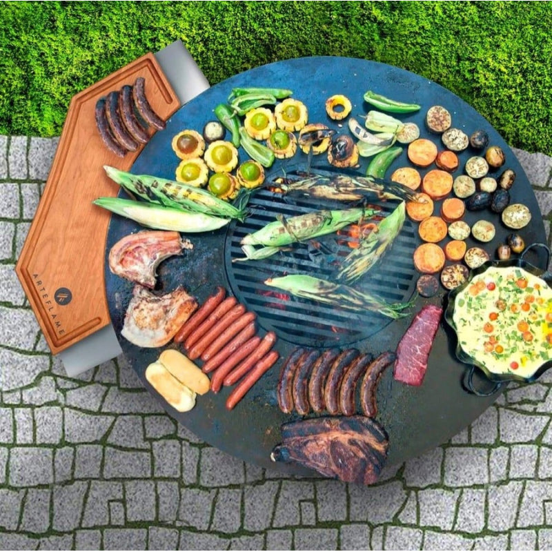 Tagliere in Legno di Ciliegio Tavolo Laterale per griglia Arteflame 40"