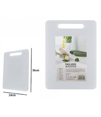Tagliere In Plastica Con Manico 36 X 24 Cm Tagliare Verdure Frutta Cucina 67582         