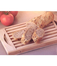 Tagliere Per Pane In Legno Con Griglia Estraibile Per Briciole 30 X 18 Cm         