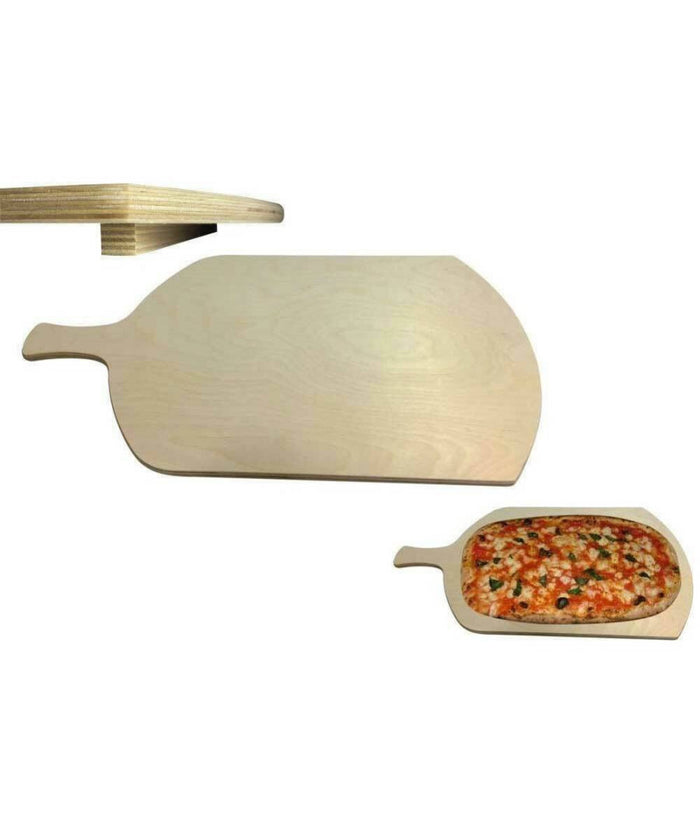 Tagliere Per Pizza A Metro Teglia Vassoio Legno Rettangolare Con Manico 72x37cm         