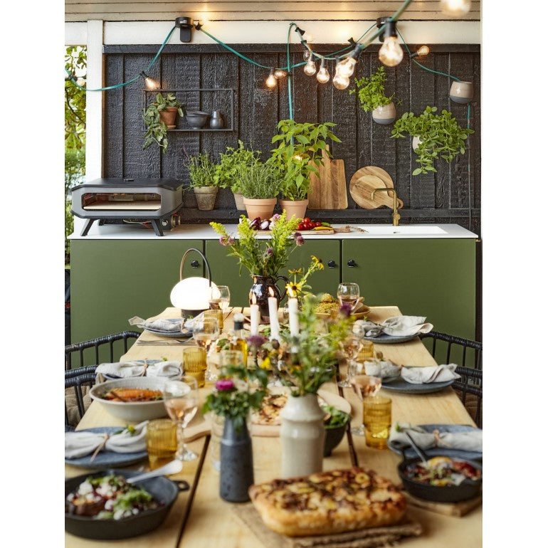 Tagliere per pizza in plastica 350x10 mm, azzurro  COZZE by Ezooza