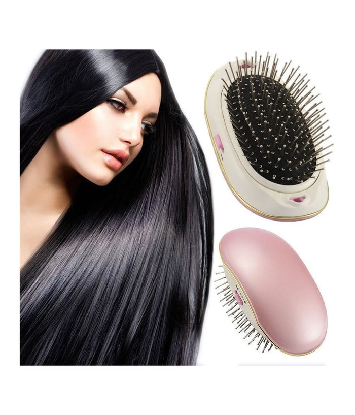 Mini Spazzola Vibrante Massaggiante Tc-902 Capelli Ionica Scioglinodi         